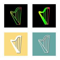 Harp Vector Icon