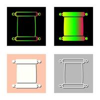 Scroll of Paper Vector Icon