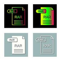 RAR Vector Icon