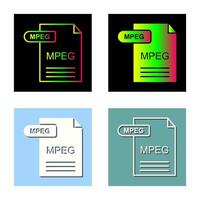 MPEG Vector Icon