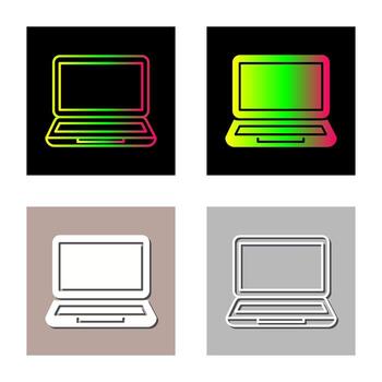 icono de vector de laptop