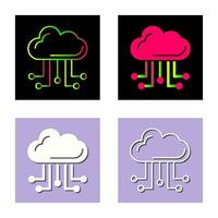 Cloud Computing Vector Icon