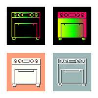 icono de vector de horno