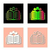 Open Book Vector Icon