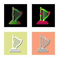 Harp Vector Icon