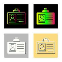 Id Card Vector Icon