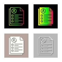 Exam Vector Icon