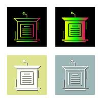 Podium Vector Icon