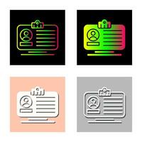 Id Card Vector Icon