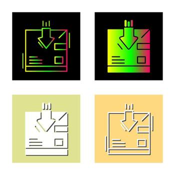 icono de vector de retorno
