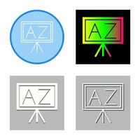 From A To Z Vector Icon