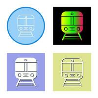 icono de vector de tren