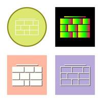 Brick wall Vector Icon