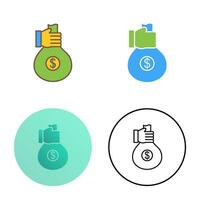 Unique Money Sharing Vector Icon