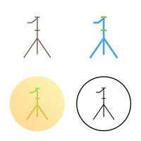 Unique Stand Vector Icon