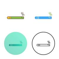 icono de vector de cigarro