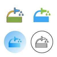 Unique Water Hose Vector Icon