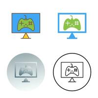 Unique Online Games Vector Icon