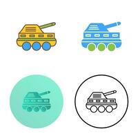 icono de vector de tanque de infantería