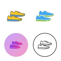 icono de vector de zapatillas