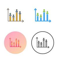 Candidate Graph Vector Icon