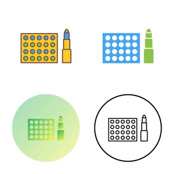 icono de vector de maquillaje