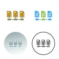 Network Files Vector Icon