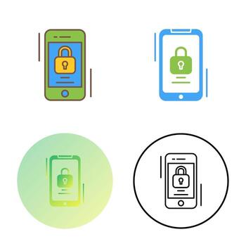 icono de vector de bloqueo
