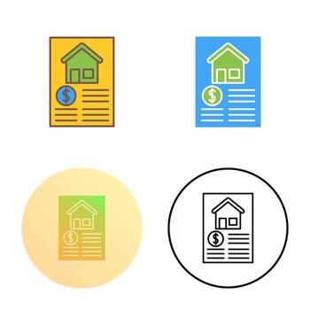 icono de vector de documento