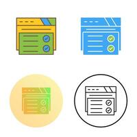 Web Browser Vector Icon