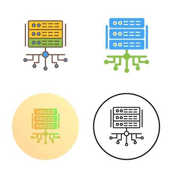 icono de vector de servidor