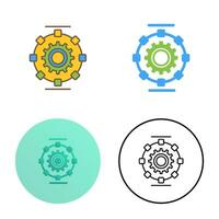 Automated Process Vector Icon