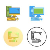 Computer Vector Icon