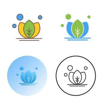 icono de vector de hoja