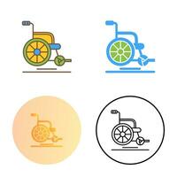 Wheel Chair Vector Icon