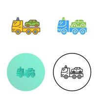 Tow Truck Vector Icon