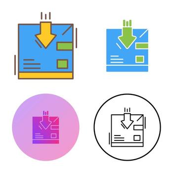 icono de vector de retorno