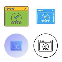 Rating Vector Icon