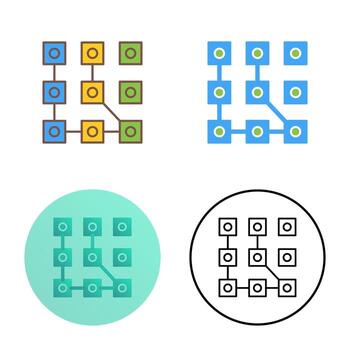 icono de vector de patrón