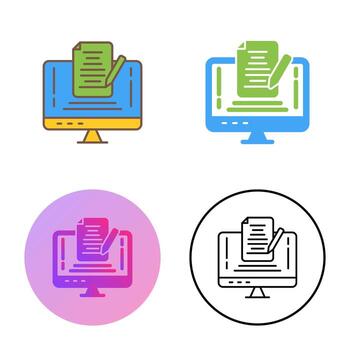 nota, vector, icono vector