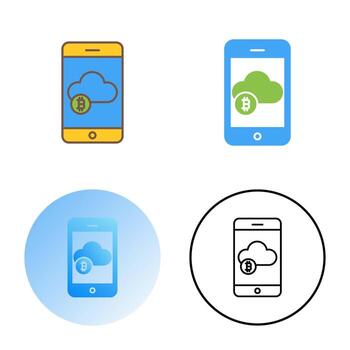 icono de vector de nube