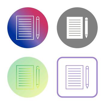 Write Feedback Vector Icon