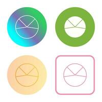 Pie Chart Analysis Vector Icon