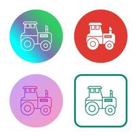 icono de vector de tractor