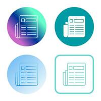 News Paper Vector Icon