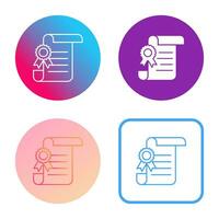 Legal Paper Vector Icon