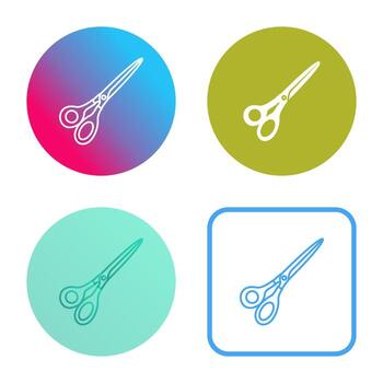 icono de vector de tijeras