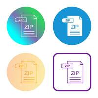 ZIP Vector Icon