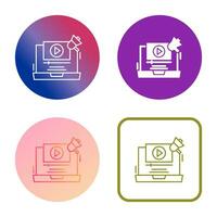 Video Marketing Vector Icon