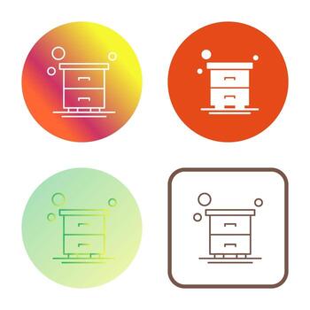 icono de vector de mesa